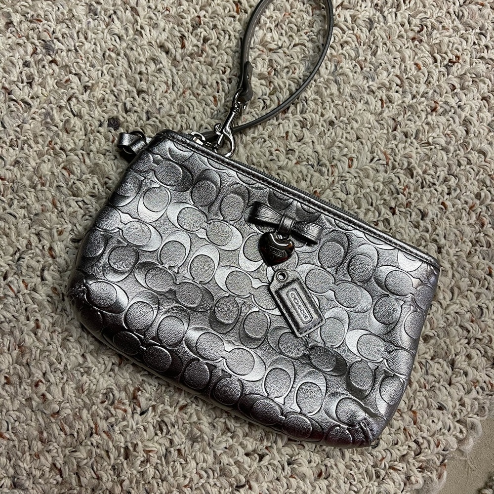 Silver Coach Wallet